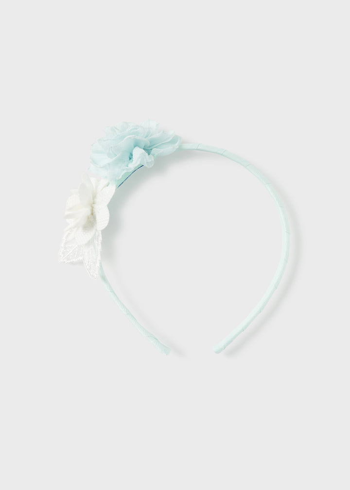 10676 - Flowers headband for baby girl - Anise - Kids Chic