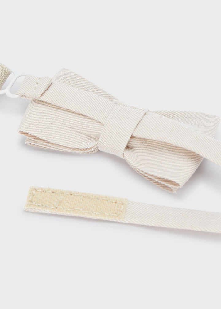 10738 - Bowtie & suspender set for boy - Raffia - Be Chic