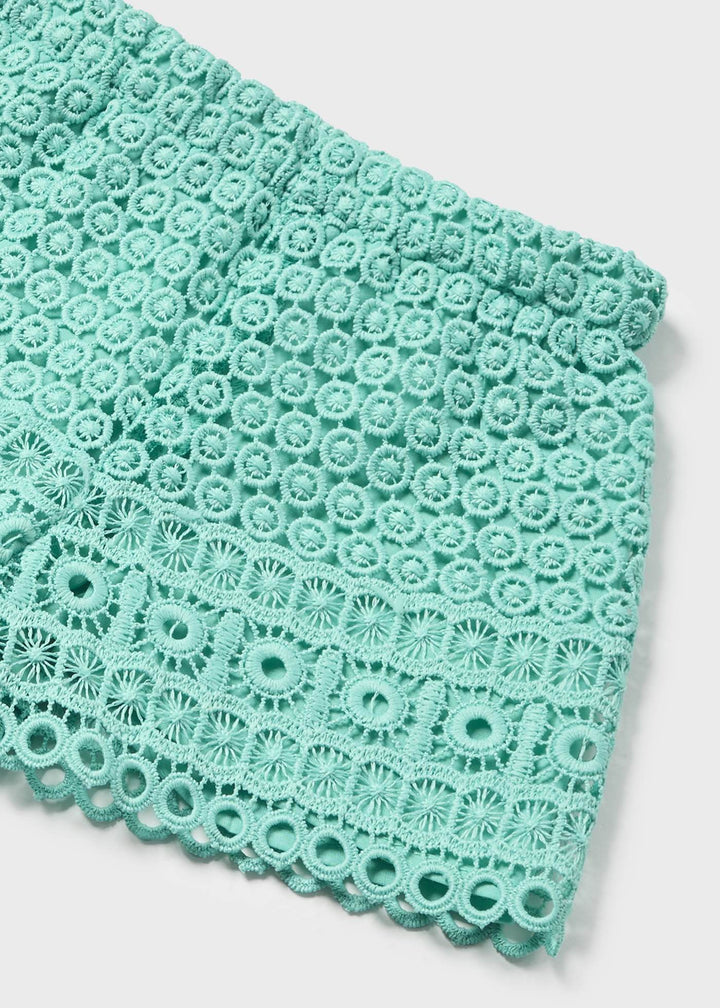 1233 - Crochet short set for baby girl - Agate - Be Chic