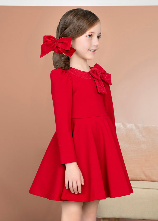 Red Knit Dress Abel and Lula