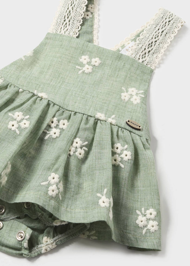 Dungaree skirt set for newborn girl- Mayoral kids clothing - Summer collection