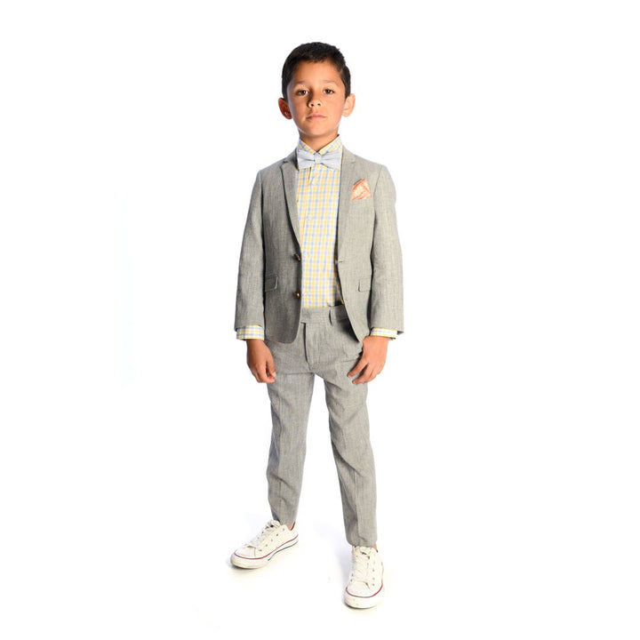 2 pieces suit set for Boys - Gray - Be Chic