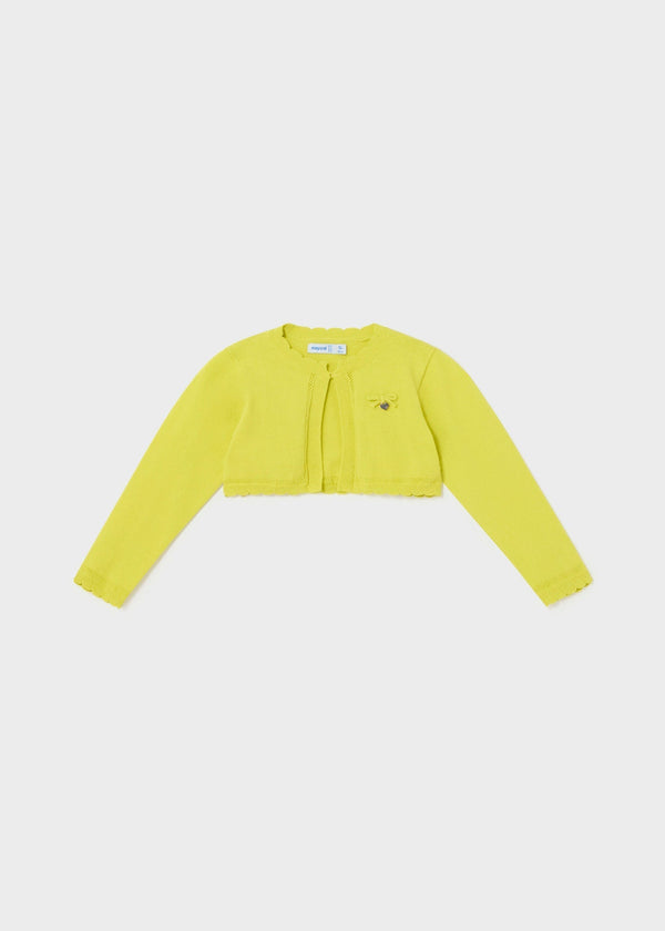 302 - Knit cardigan for baby girl - Citrus - Be Chic