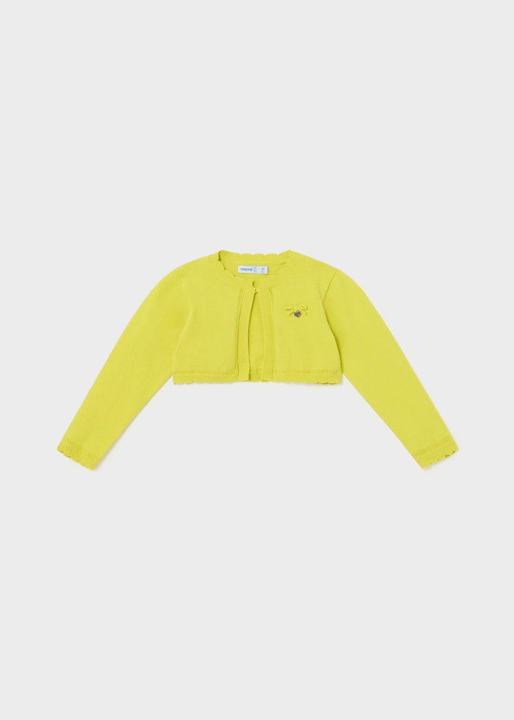 302 - Knit cardigan for baby girl - Citrus - Be Chic