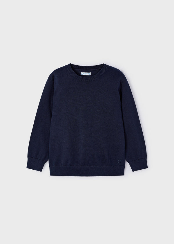 Basic crew neck jumper for boy- Mayoral kids clothing - Summer collection