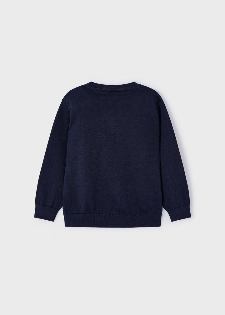 Basic crew neck jumper for boy- Mayoral kids clothing - Summer collection