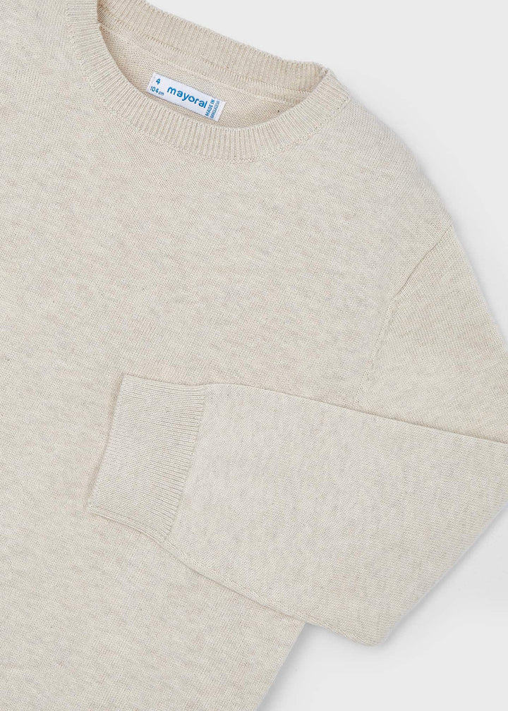 Basic crew neck jumper for boy- Mayoral kids clothing - Summer collection