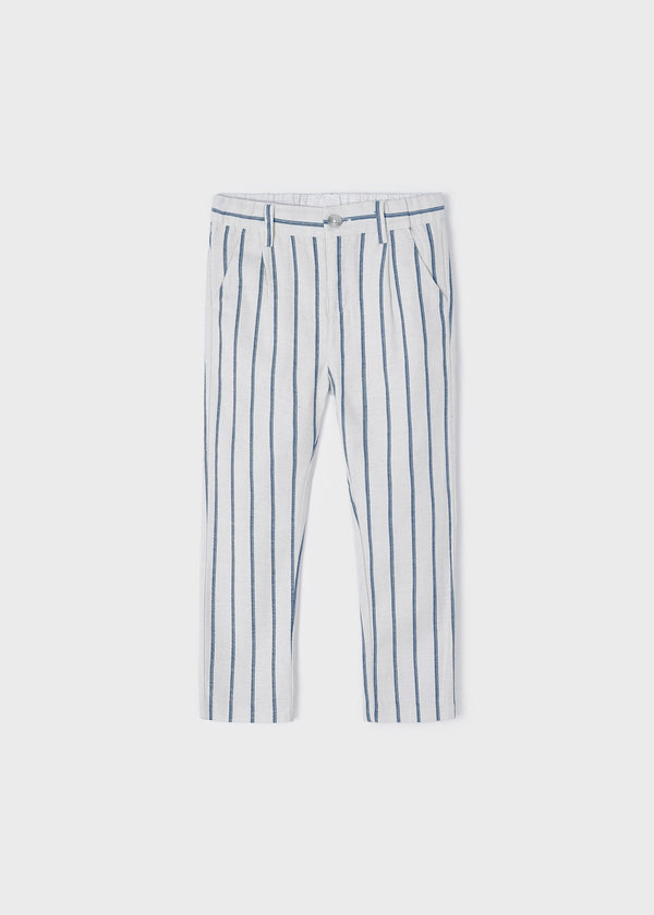 Striped suiting pants for boy- Mayoral kids clothing - Summer collection