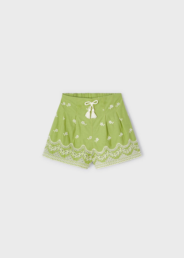 Apple Green Mayoral Skirt for Active Girls - Comfort and Style Combined at Kids Chic.