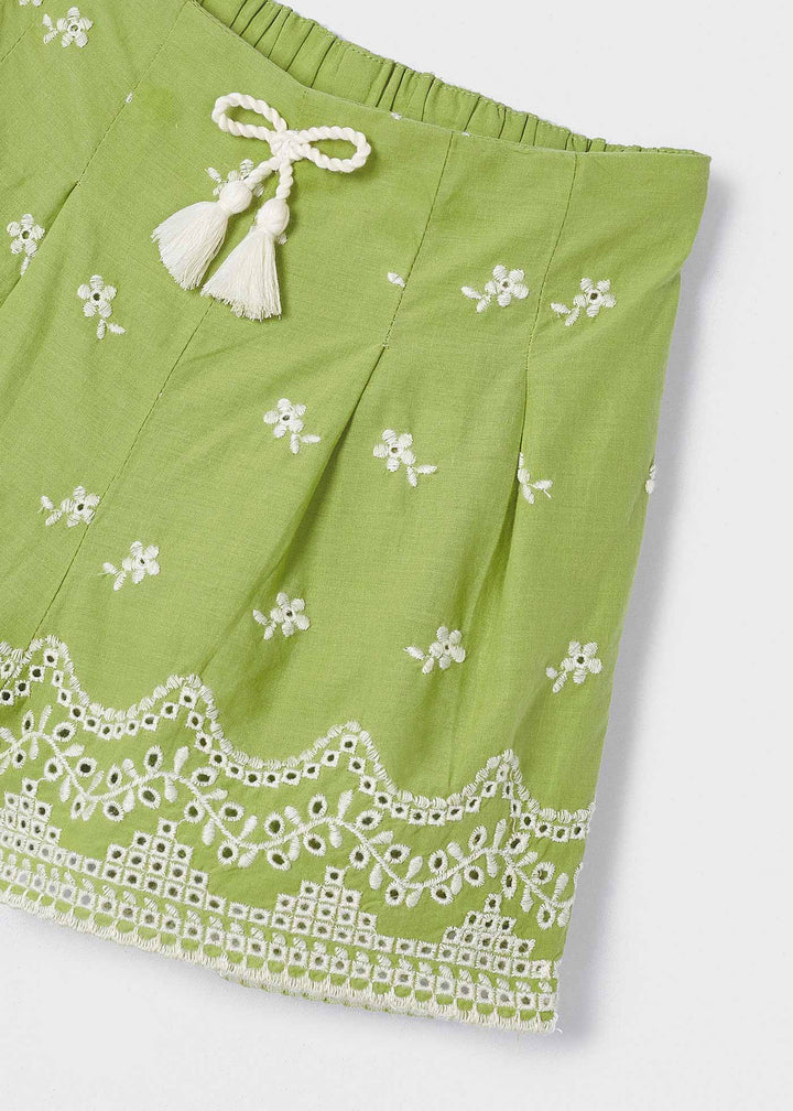 3909 - Skort + Blouse for girl - Apple - Be Chic