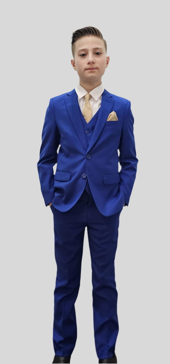Bechic Halifax Kids’ Antigo Blue Suit – Premium Italian Handmade Quality, Best Selling in Canada Be Chic