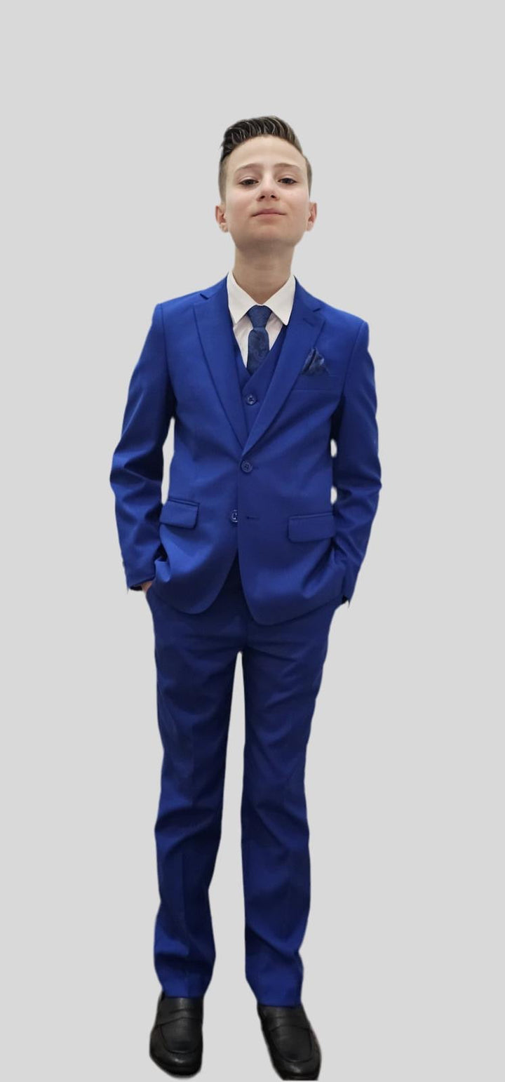 Bechic Halifax Kids’ Antigo Blue Suit – Premium Italian Handmade Quality, Best Selling in Canada Be Chic