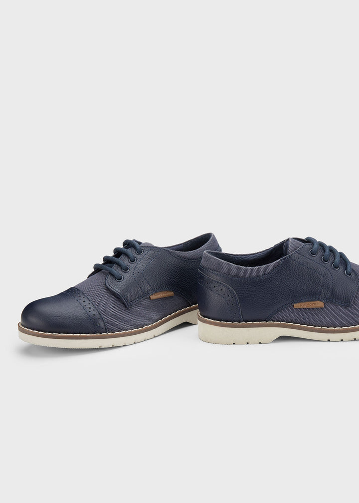 Navy Blue Mayoral Oxford Shoes for Toddlers - Classic Style at Kids Chic.