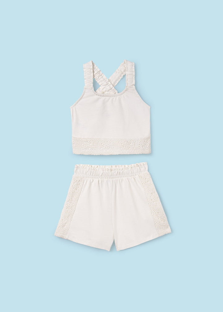 6275 - Shorts set for teen girl - Natural - Be Chic