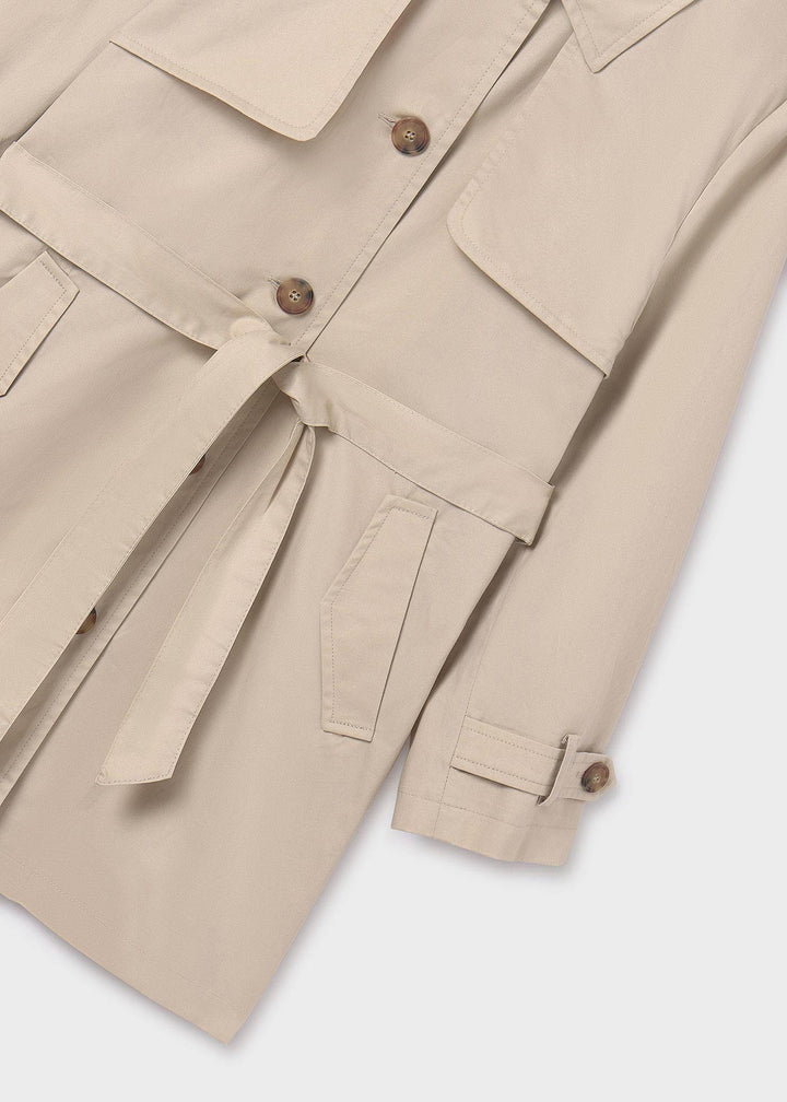 6464 - Raincoat for teen girl - Sepia - Be Chic