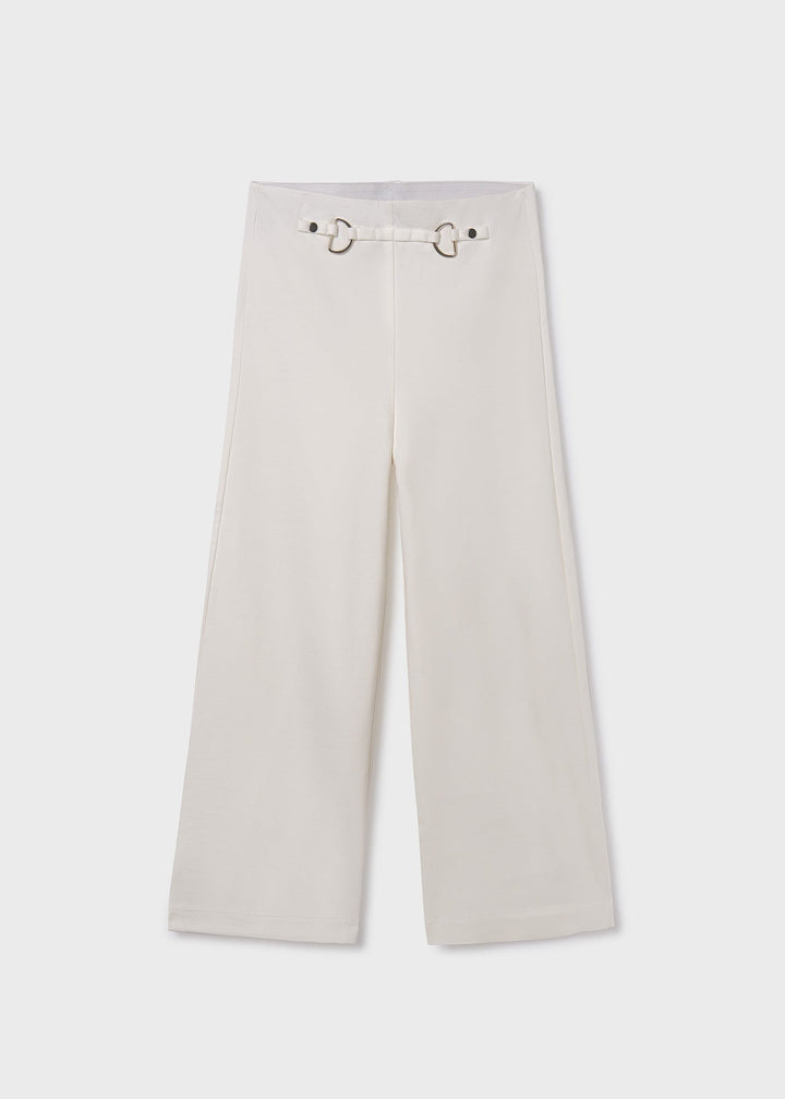 6502 - Cropped pants for teen girl - Natural - Be Chic
