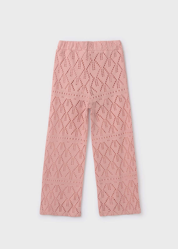 Openwork pants for teen girl- Mayoral kids clothing - Summer collection