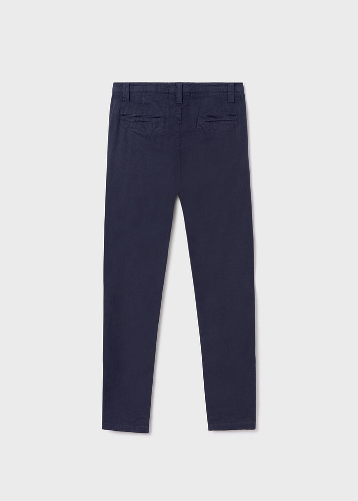 6506 - Linen pants for teen boy - Navy - Be Chic