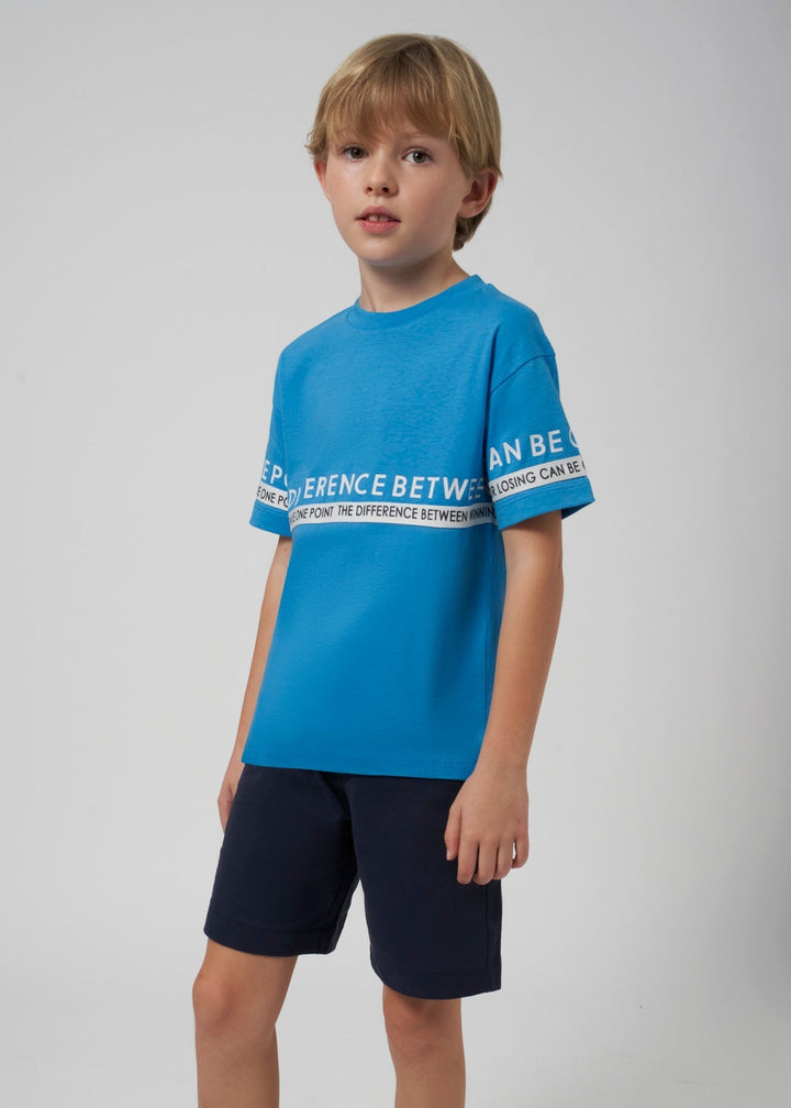6666 - Knit set for teen boy - Turquoise - Be Chic