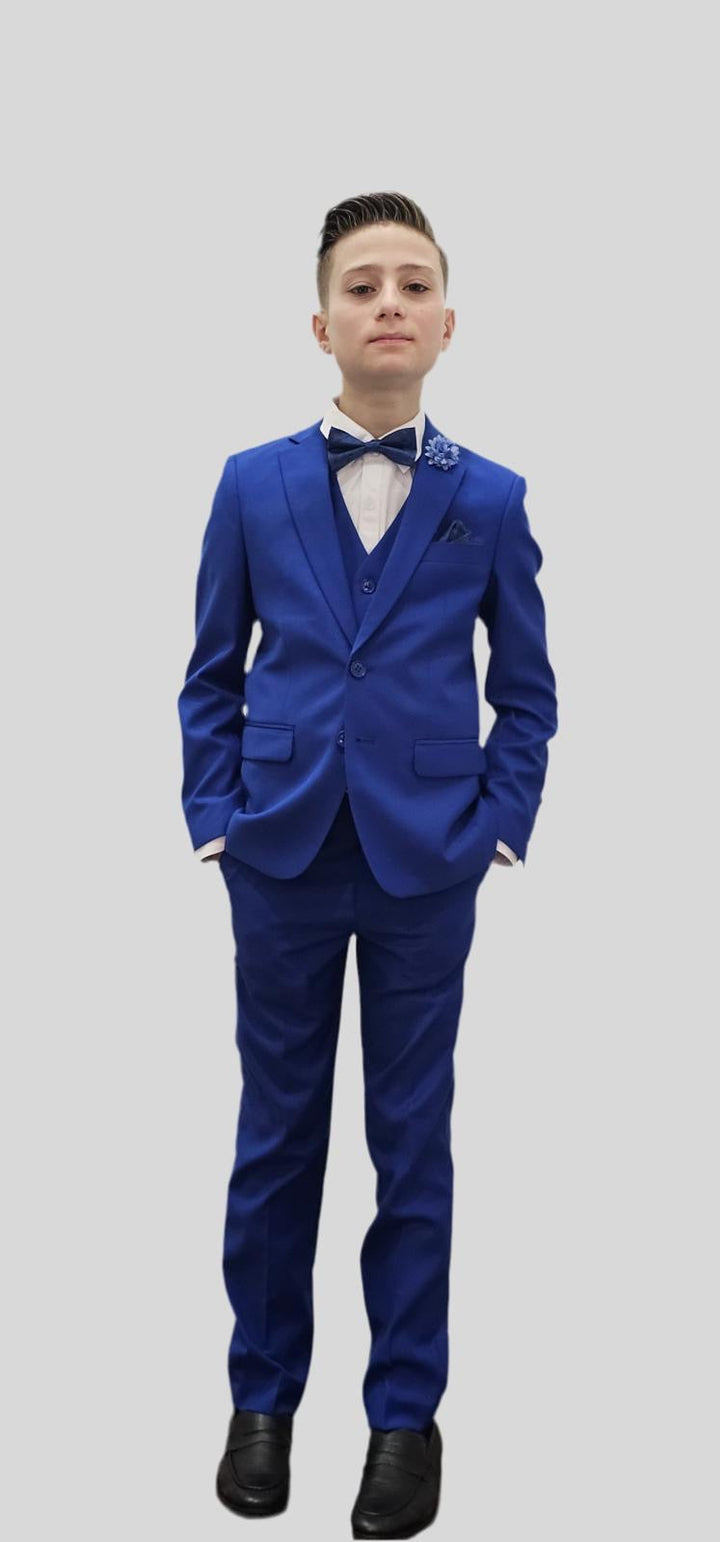 Bechic Halifax Kids’ Antigo Blue Suit – Premium Italian Handmade Quality, Best Selling in Canada Be Chic
