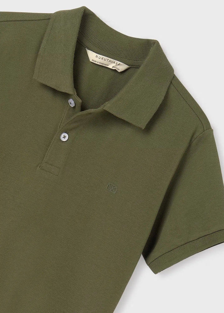 890 - Basic s/s polo for teen boy - Jungle - Be Chic