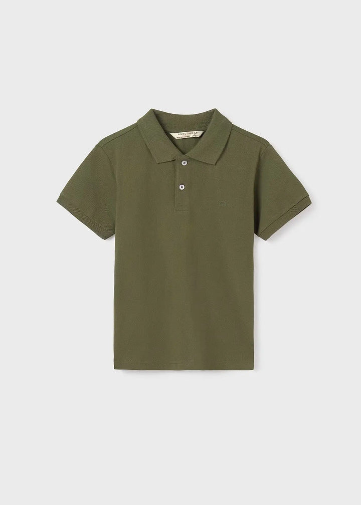 890 - Basic s/s polo for teen boy - Jungle - Be Chic