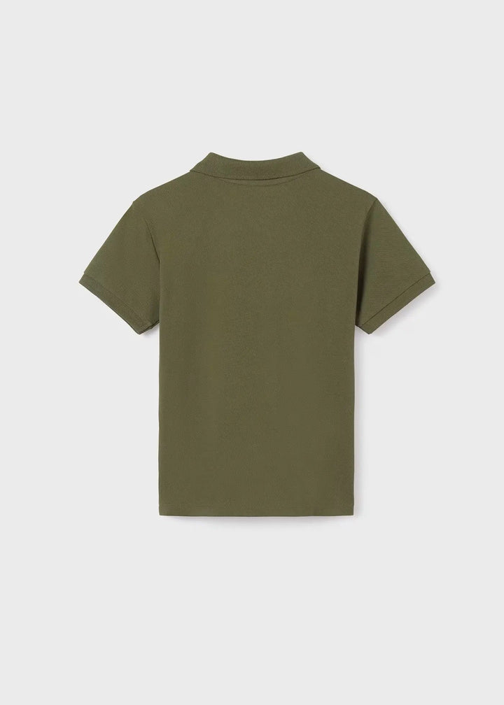 890 - Basic s/s polo for teen boy - Jungle - Be Chic