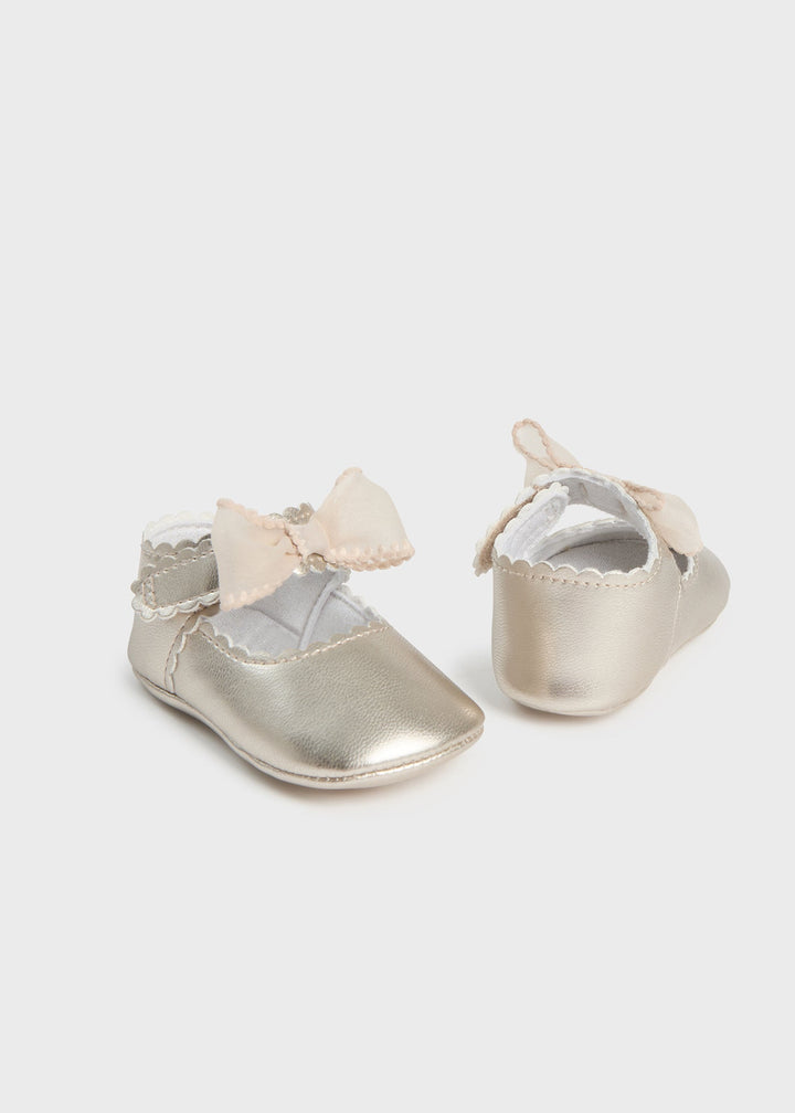 Bow mary jane for newborn girl- Mayoral kids clothing - Summer collection