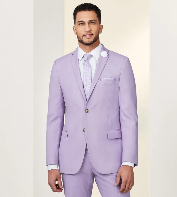 Mens Lavender 6 Piece Suit - Perfect for Prom and other Formal Events. Prince Kyle