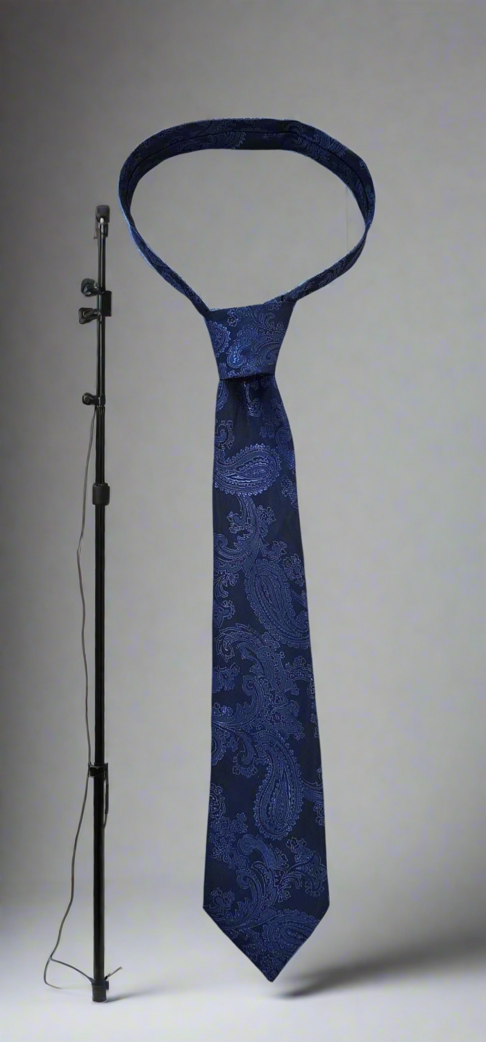 Mens Navy Paisley Pattern 6 Piece Suit - Made In Canada 🇨🇦 Be Chic