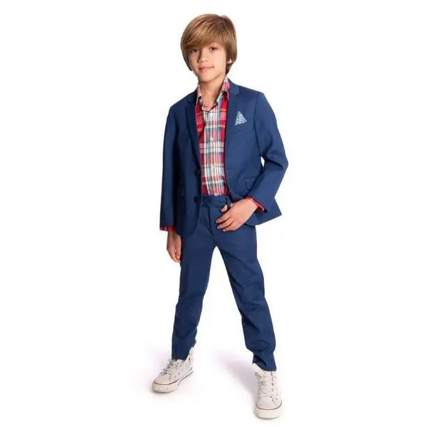 Boys 2 pieces navy blue suit Appaman