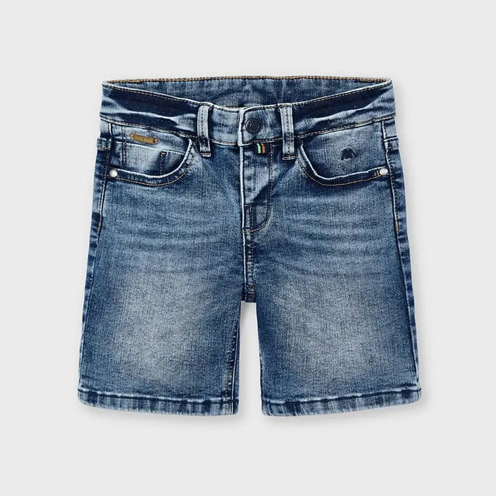 Denim 5 Pocket Bermuda Shorts for Boy Medium Mayoral