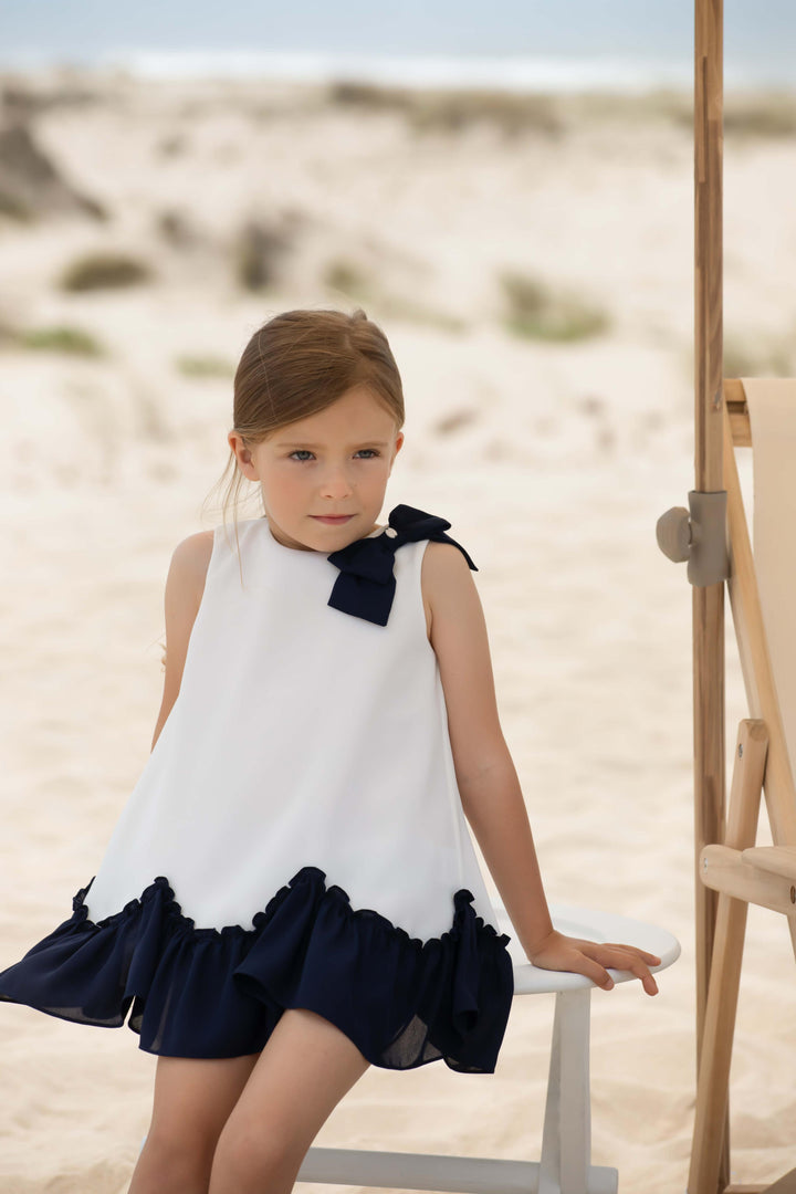 Dress Mg Party Yatch Club - White - Kids Chic