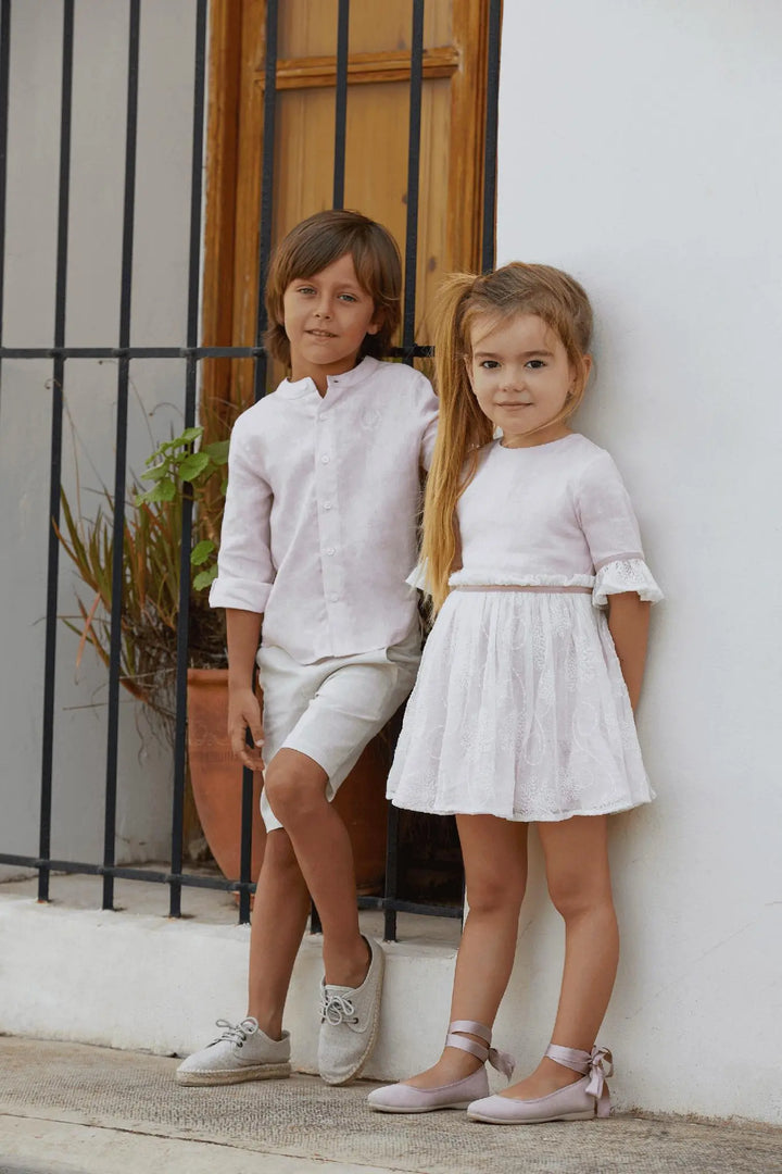 Girl Flor Del Desierto Dress-Petal Tutto Piccolo