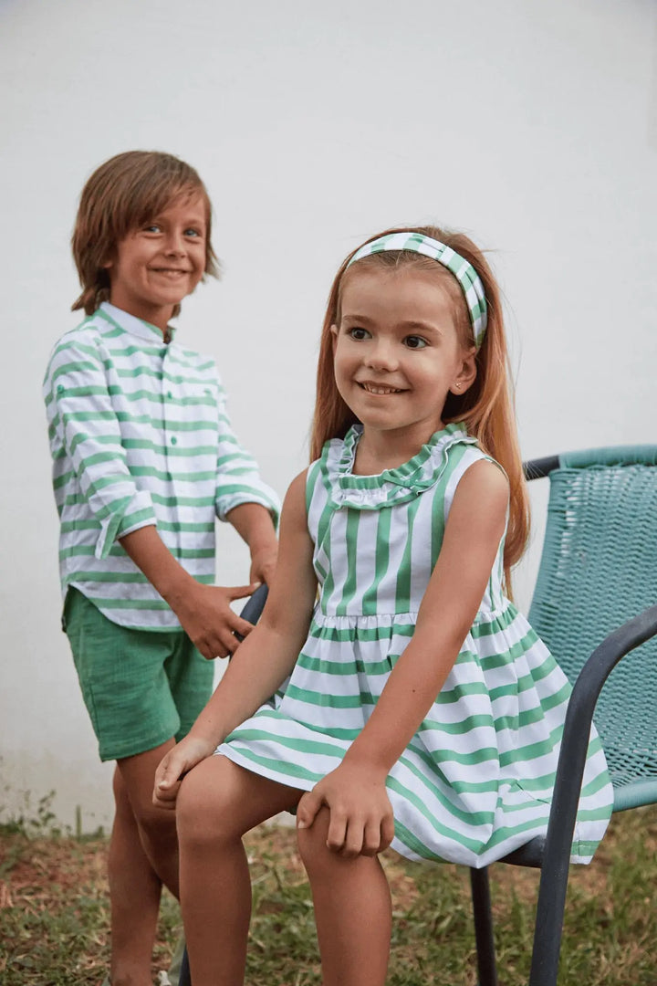 Girl Mi Casa Hair Band-Green Tutto Piccolo