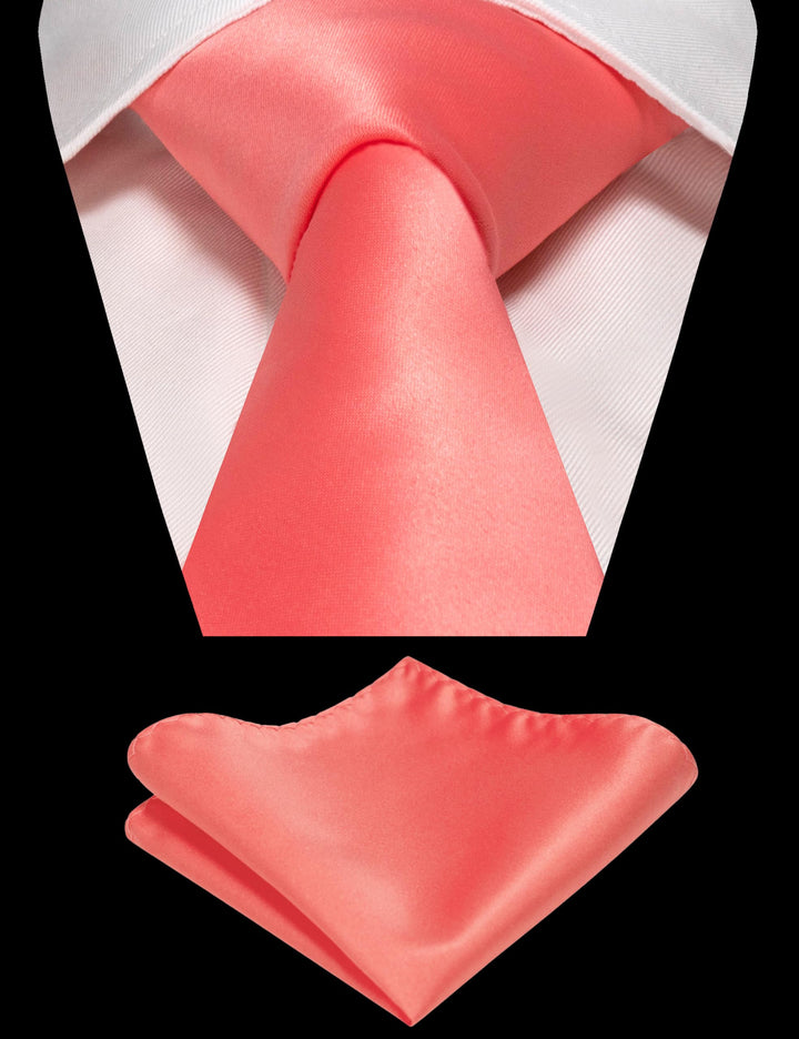 Crimson Tie and Pocket Square Set for Men (Copy) Prince Kyle