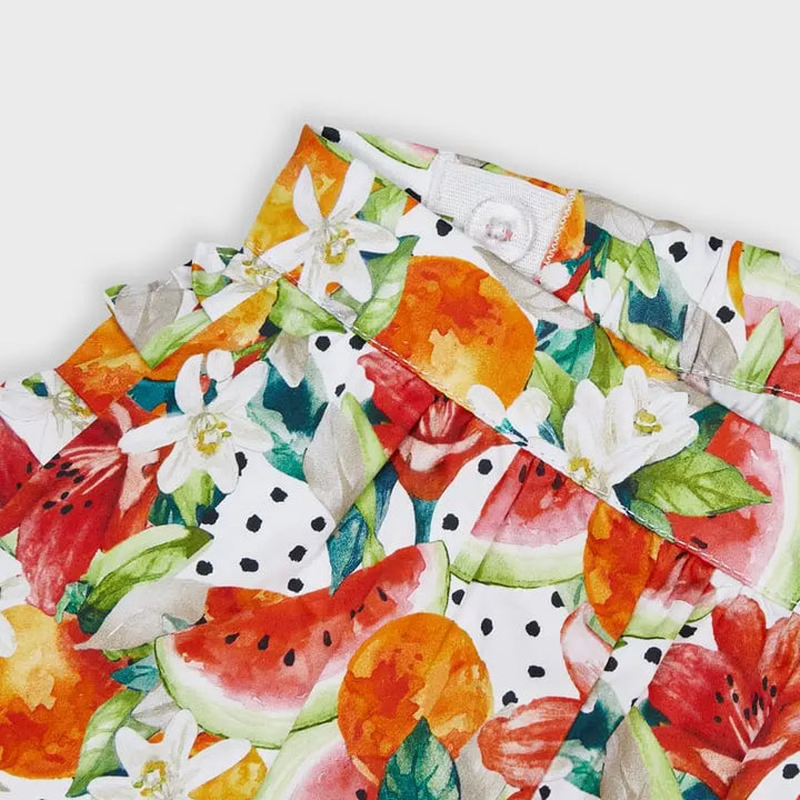 Printed Skort for Girl Persimmon Mayoral