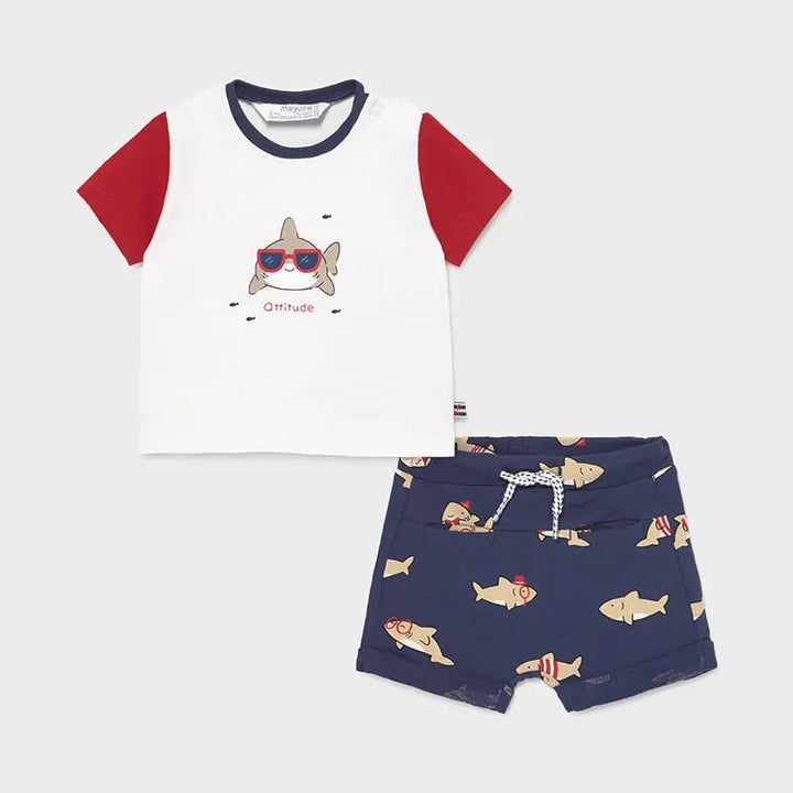 Set With Shorts for Newborn Boy Tomato Mayoral