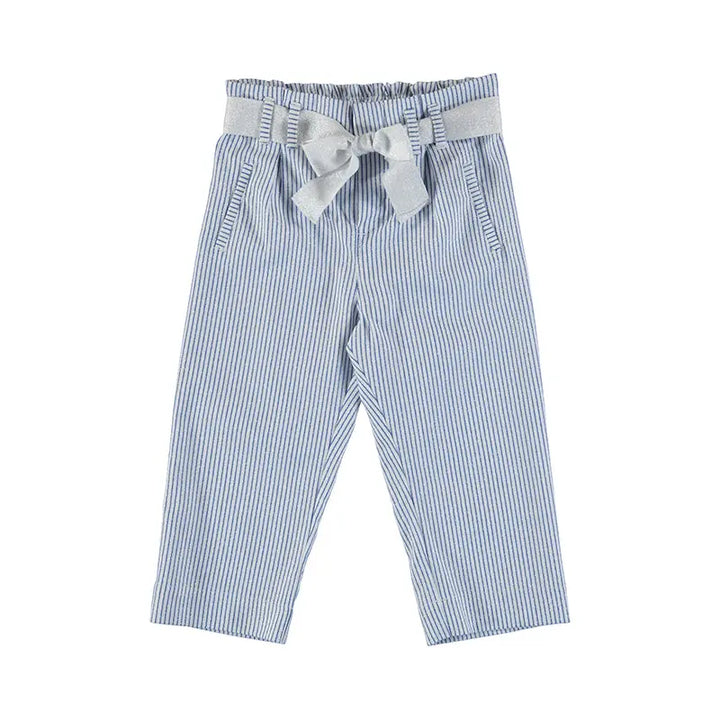 Striped Lurex Long Pants Mayoral