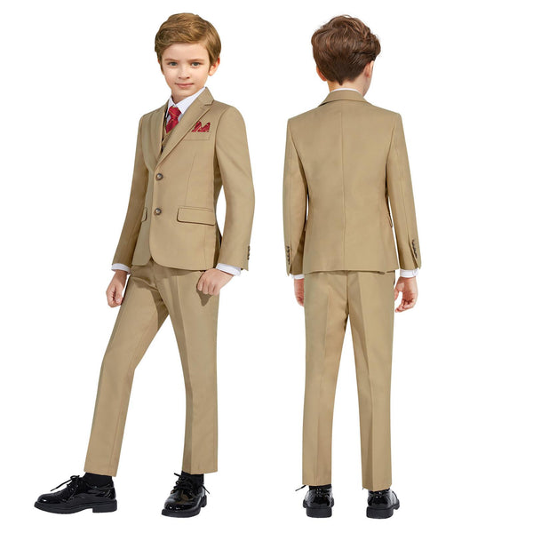 Suit for Boys: 6 Pieces Set Beige 🪡 🧵Proudly made in Canada 🇨🇦