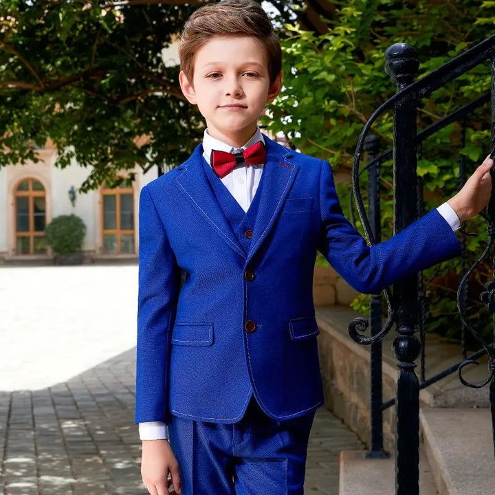 Suit for Boys: 6 Pieces Set Navy Kids Chic