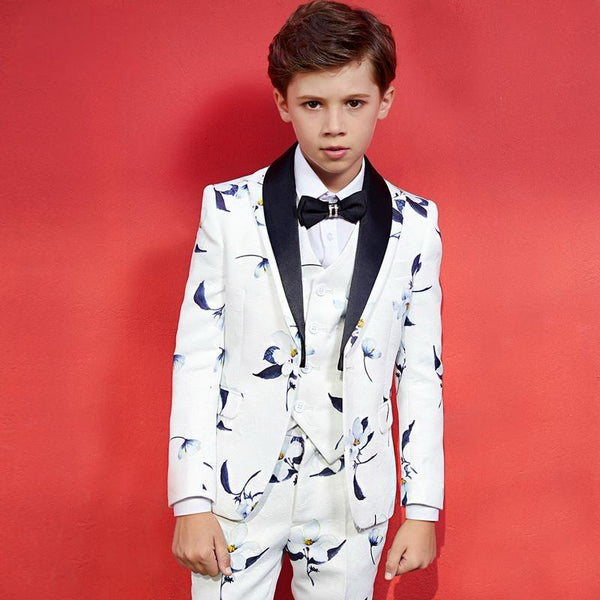 Suit for Boys: 6 Pieces Set black & White 🪡 🧵Proudly made in Canada 🇨🇦