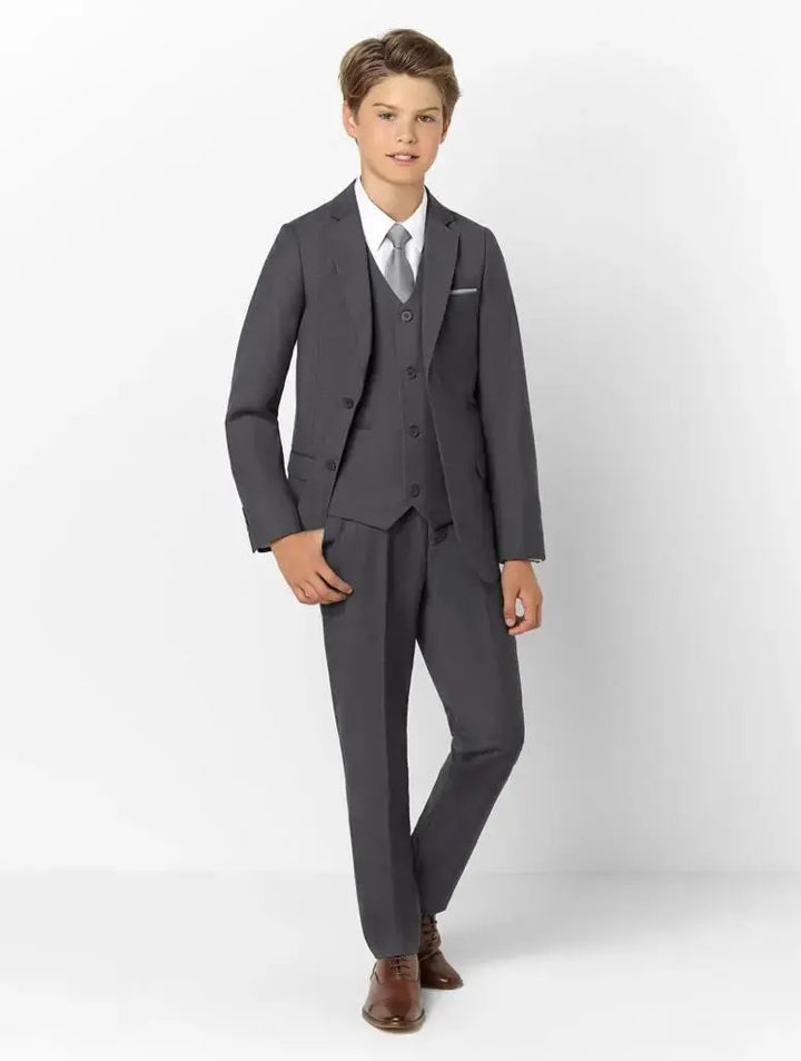 Suit for boys: 2 pieces Set - Charcoal Kids Chic