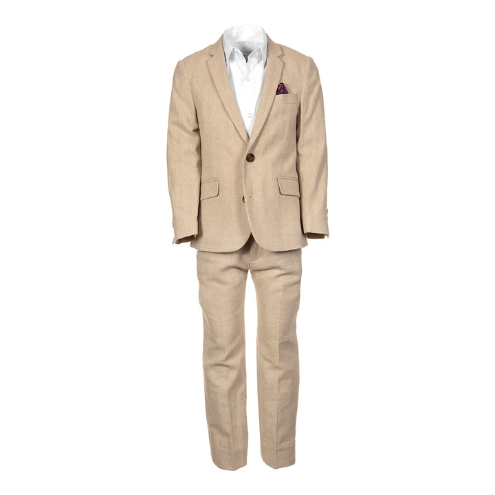 Classic Khaki Boys Suit - Kids Chic