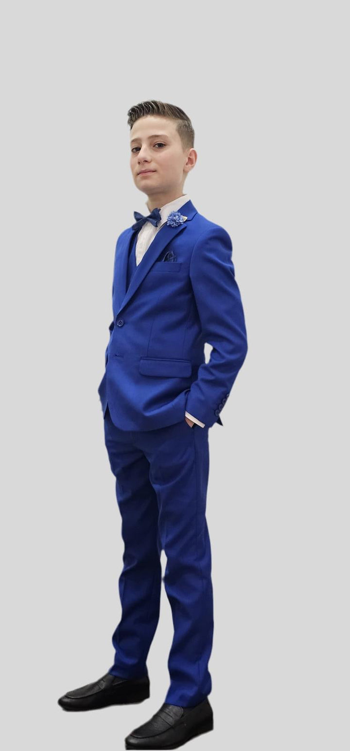 Bechic Halifax Kids’ Antigo Blue Suit – Premium Italian Handmade Quality, Best Selling in Canada Be Chic