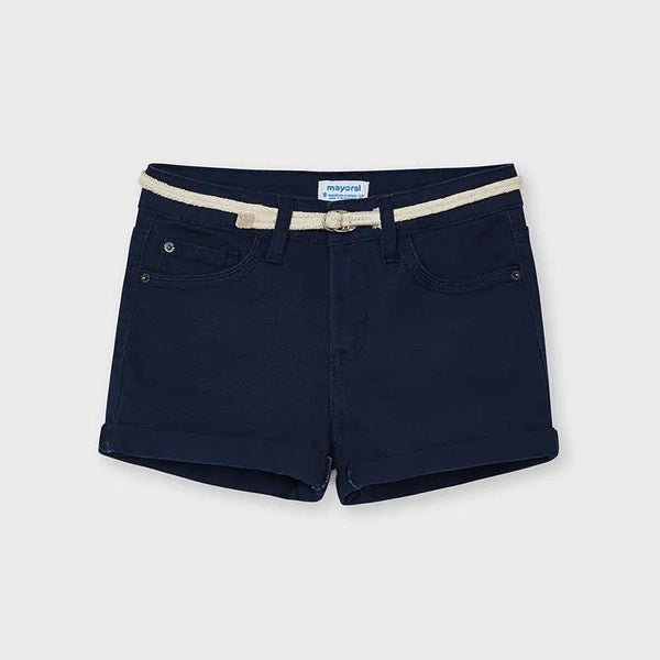 Basic Twill Shorts for Teen Girl Dark - Be Chic