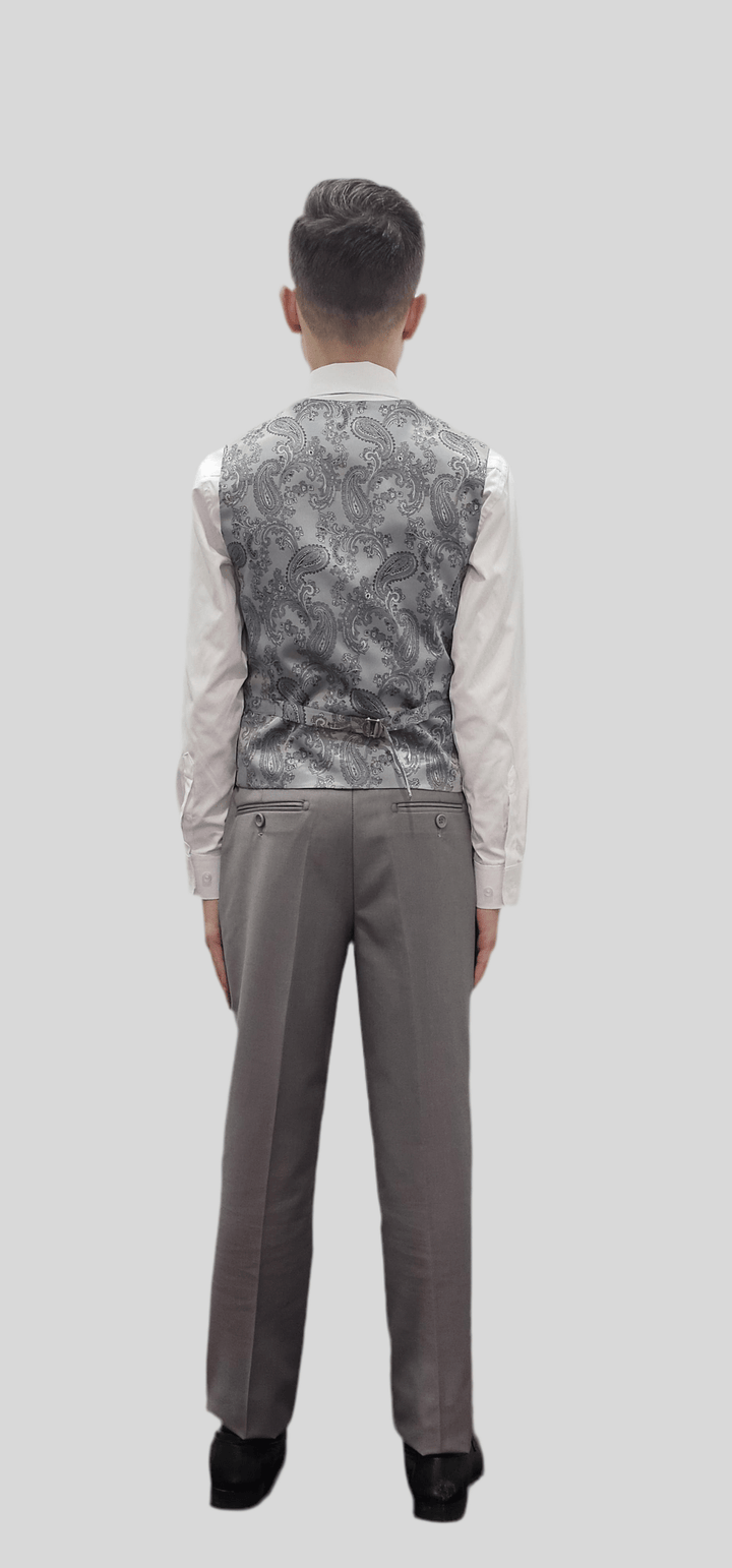 Bechic Halifax Kids’ Grey Suits – Premium Italian Handmade Quality, Best Selling in Canada - Be Chic