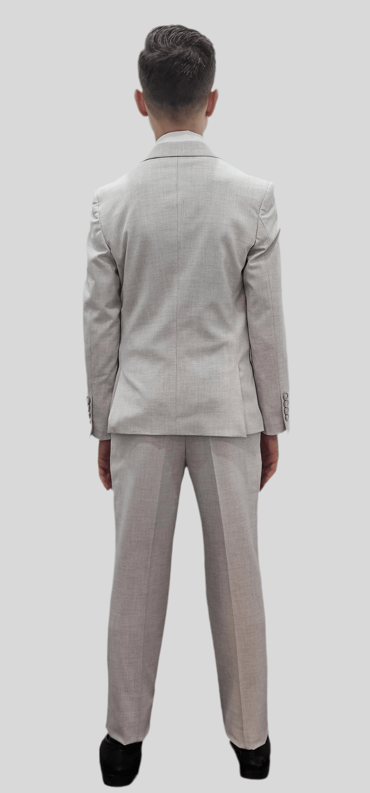 Bechic Halifax Kids’ Light Grey Suit – Premium Italian Handmade Quality, Best Selling in Canada - Be Chic