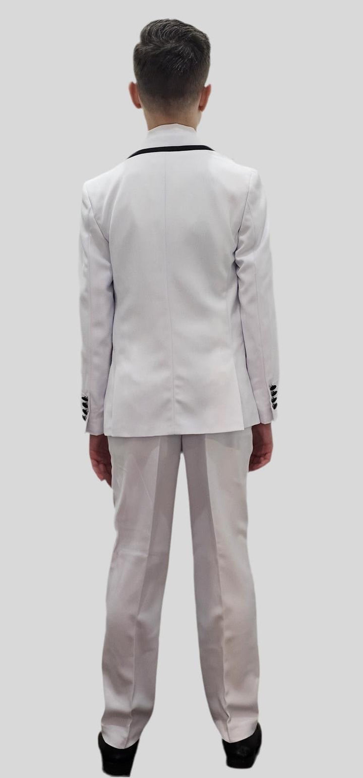 Bechic Halifax Kids’ White Suit – Premium Italian Handmade Quality, Best Selling in Canada - Be Chic