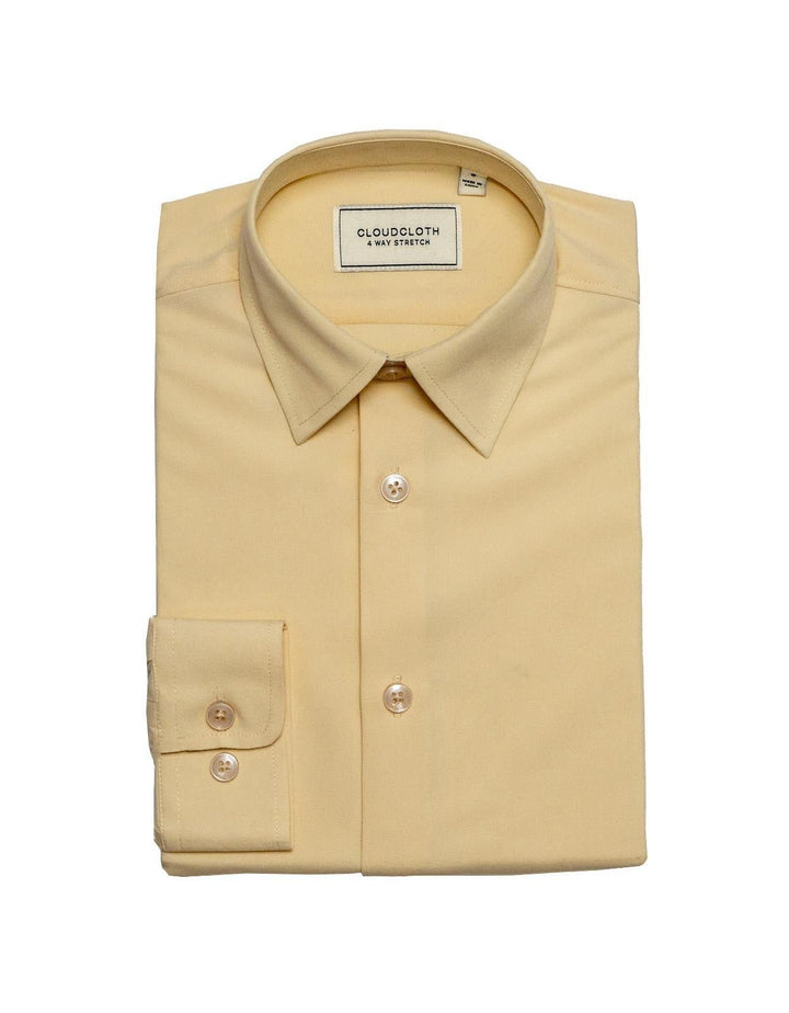 Beige Men's Slim Fit Button - Down Shirt – Casual & Formal Wear, Stylish & Comfortable - Be Chic